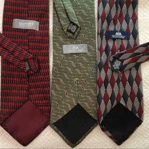 Set of 3 👔 ties Stafford and Stafford executive